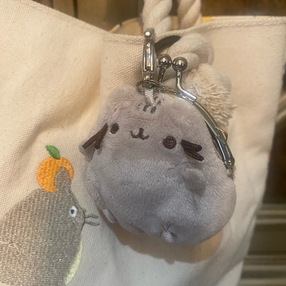 Anime Totoro bag with Pusheen the Cat coin purse, like new condition - Picture 3 of 5